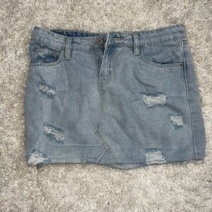 Denim skirt